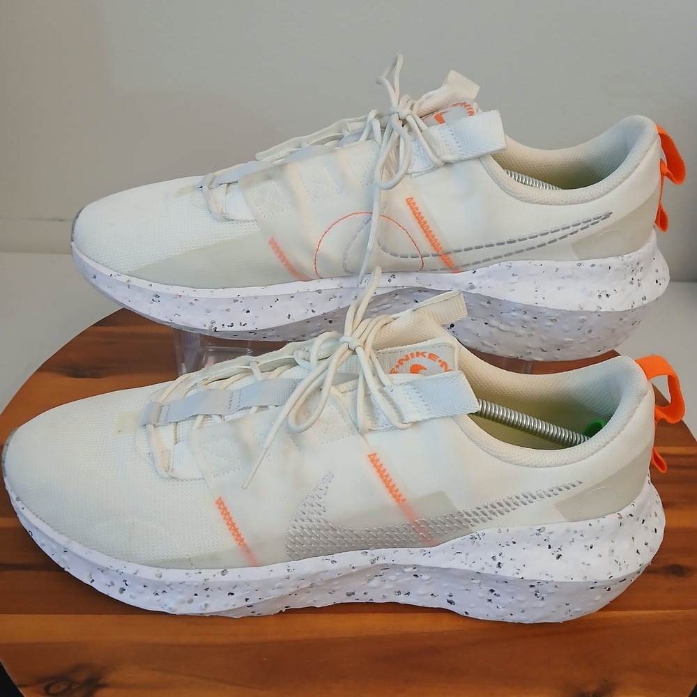 Nike Crater Impact Mens 15 White Running Shoes Sneakers DB2477-100
